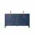 Vinnova Bath Vanity 60'' Royal Blue No Mirror Display