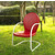 Crosley Furniture Griffith Metal Chair in Red Finish