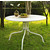 Crosley Furniture Griffith Metal 40" Dining Table in White Finish