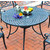 Crosley Furniture Sedona 48" Cast Aluminum Dining Table in Charcoal Black Finish