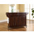 Crosley Furniture Stainless Steel Top Kitchen Cart/Island in Vintage Mahogany Finish