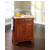 Crosley Furniture LaFayette Natural Wood Top Portable Kitchen Island in Classic Cherry Finish