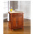 Crosley Furniture Cambridge Natural Wood Top Portable Kitchen Island in Classic Cherry Finish