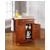 Crosley Furniture Cambridge Natural Wood Top Portable Kitchen Island in Classic Cherry Finish