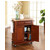 Crosley Furniture Natural Wood Top Portable Kitchen Cart/Island in Classic Cherry Finish