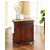 Crosley Furniture Natural Wood Top Portable Kitchen Cart/Island in Vintage Mahogany Finish
