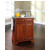 Crosley Furniture LaFayette Stainless Steel Top Portable Kitchen Island in Classic Cherry Finish