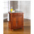 Crosley Furniture Cambridge Stainless Steel Top Portable Kitchen Island in Classic Cherry Finish