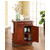 Crosley Furniture Stainless Steel Top Portable Kitchen Cart/Island in Classic Cherry Finish
