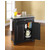 Crosley Furniture Alexandria Solid Granite Top Portable Kitchen Island in Black Finish
