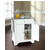 Crosley Furniture LaFayette Solid Granite Top Portable Kitchen Island in White Finish