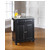 Crosley Furniture Cambridge Solid Granite Top Portable Kitchen Island in Black Finish