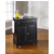 Crosley Furniture Cambridge Solid Black Granite Top Portable Kitchen Island in Black Finish