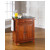 Crosley Furniture Cambridge Solid Black Granite Top Portable Kitchen Island in Classic Cherry Finish