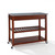 Crosley Furniture Solid Granite Top Kitchen Cart/Island With Optional Stool Storage in Classic Cherry Finish