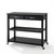 Crosley Furniture Solid Black Granite Top Kitchen Cart/Island With Optional Stool Storage in Black Finish