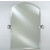 Afina Radiance Collection Arch Top Frameless 1" Beveled Wall Mirror with Decorative Transitional Tilt Brackets, Sold as Pair