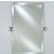Afina Radiance Collection Rectangular Frameless 1" Beveled Wall Mirror with Decorative Transitional Tilt Brackets, Sold as Pair
