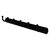 Allied Brass Skyline Collection 6-Position Tie and Belt Rack in Matte Black