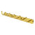 Allied Brass Skyline Collection 6-Position Tie and Belt Rack in Polished Brass