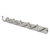 Allied Brass Skyline Collection 6-Position Tie and Belt Rack in Satin Nickel