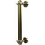 Twisted Satin Brass Cabinet Pull