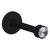 Allied Brass Carolina Crystal Collection Retractable Wall Hook in Matte Black