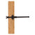 Allied Brass Carolina Crystal Collection Retractable Pullout Garment Rod in Oil Rubbed Bronze