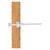 Allied Brass Carolina Crystal Collection Retractable Pullout Garment Rod in Polished Chrome