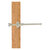 Allied Brass Carolina Crystal Collection Retractable Pullout Garment Rod in Polished Nickel