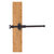 Allied Brass Carolina Crystal Collection Retractable Pullout Garment Rod in Venetian Bronze