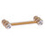 Allied Brass Carolina Crystal Collection 3'' Cabinet Pull in Brushed Bronze