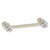 Allied Brass Carolina Crystal Collection 3'' Cabinet Pull in Polished Nickel