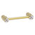 Allied Brass Carolina Crystal Collection 3'' Cabinet Pull in Satin Brass