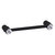 Allied Brass Carolina Crystal Collection 4'' Cabinet Pull in Matte Black