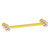 Allied Brass Carolina Crystal Collection 4'' Cabinet Pull in Polished Brass