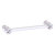 Allied Brass Carolina Crystal Collection 4'' Cabinet Pull in Satin Chrome