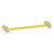 Allied Brass Carolina Crystal Collection 5'' Cabinet Pull in Polished Brass