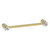 Allied Brass Carolina Crystal Collection 5'' Cabinet Pull in Unlacquered Brass