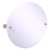 Allied Brass Carolina Crystal Collection Frameless Round Tilt Mirror with Beveled Edge in Antique Pewter