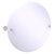 Allied Brass Carolina Crystal Collection Frameless Round Tilt Mirror with Beveled Edge in Satin Nickel