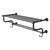 Allied Brass Carolina Crystal Collection 30'' Towel Shelf with Double Towel Bar in Venetian Bronze