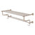 Allied Brass Carolina Crystal Collection 36'' Towel Shelf with Double Towel Bar in Antique Pewter