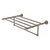 Allied Brass Carolina Crystal Collection 24'' Towel Shelf with Integrated Towel Bar in Antique Brass