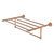 Allied Brass Carolina Crystal Collection 24'' Towel Shelf with Integrated Towel Bar in Brushed Bronze
