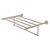 Allied Brass Carolina Crystal Collection 24'' Towel Shelf with Integrated Towel Bar in Antique Pewter