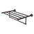 Allied Brass Carolina Crystal Collection 24'' Towel Shelf with Integrated Towel Bar in Venetian Bronze