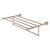 Allied Brass Carolina Crystal Collection 30'' Towel Shelf with Integrated Towel Bar in Antique Pewter