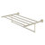 Allied Brass Carolina Crystal Collection 30'' Towel Shelf with Integrated Towel Bar in Polished Nickel