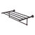 Allied Brass Carolina Crystal Collection 30'' Towel Shelf with Integrated Towel Bar in Venetian Bronze